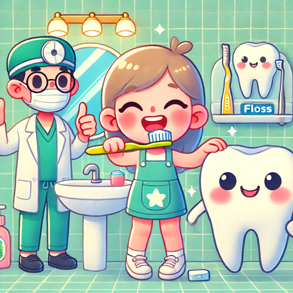 Good oral hygiene routine for healthy teeth and gums