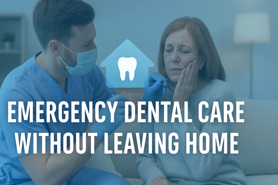 emergency dental care without leaving your home